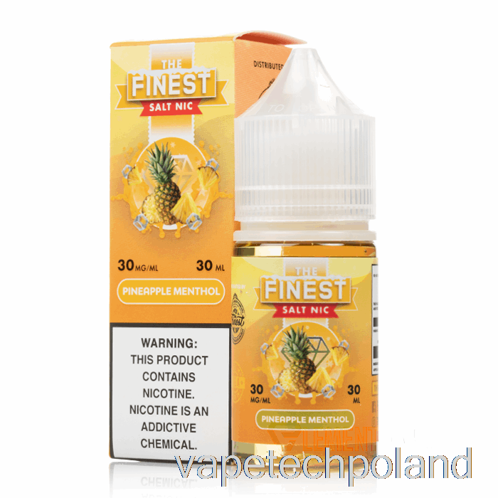 Vape Pen Ananas Mentol - Najlepsza Sól Nic - 30ml 50mg